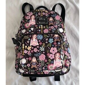 Loungefly Disney Beauty and the Beast Belle Floral Backpack Limited Released